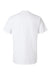 Tultex 299 Mens Street Short Sleeve Crewneck T-Shirt White Flat Back