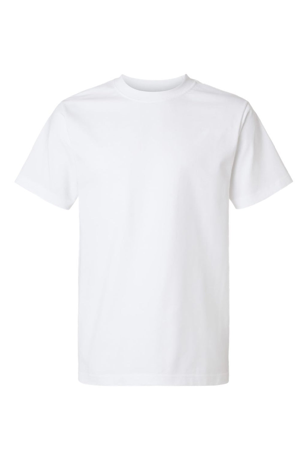 Tultex 299 Mens Street Short Sleeve Crewneck T-Shirt White Flat Front