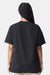 American Apparel 9001 Mens Super Heavyweight Short Sleeve Crewneck T-Shirt Black Model Back