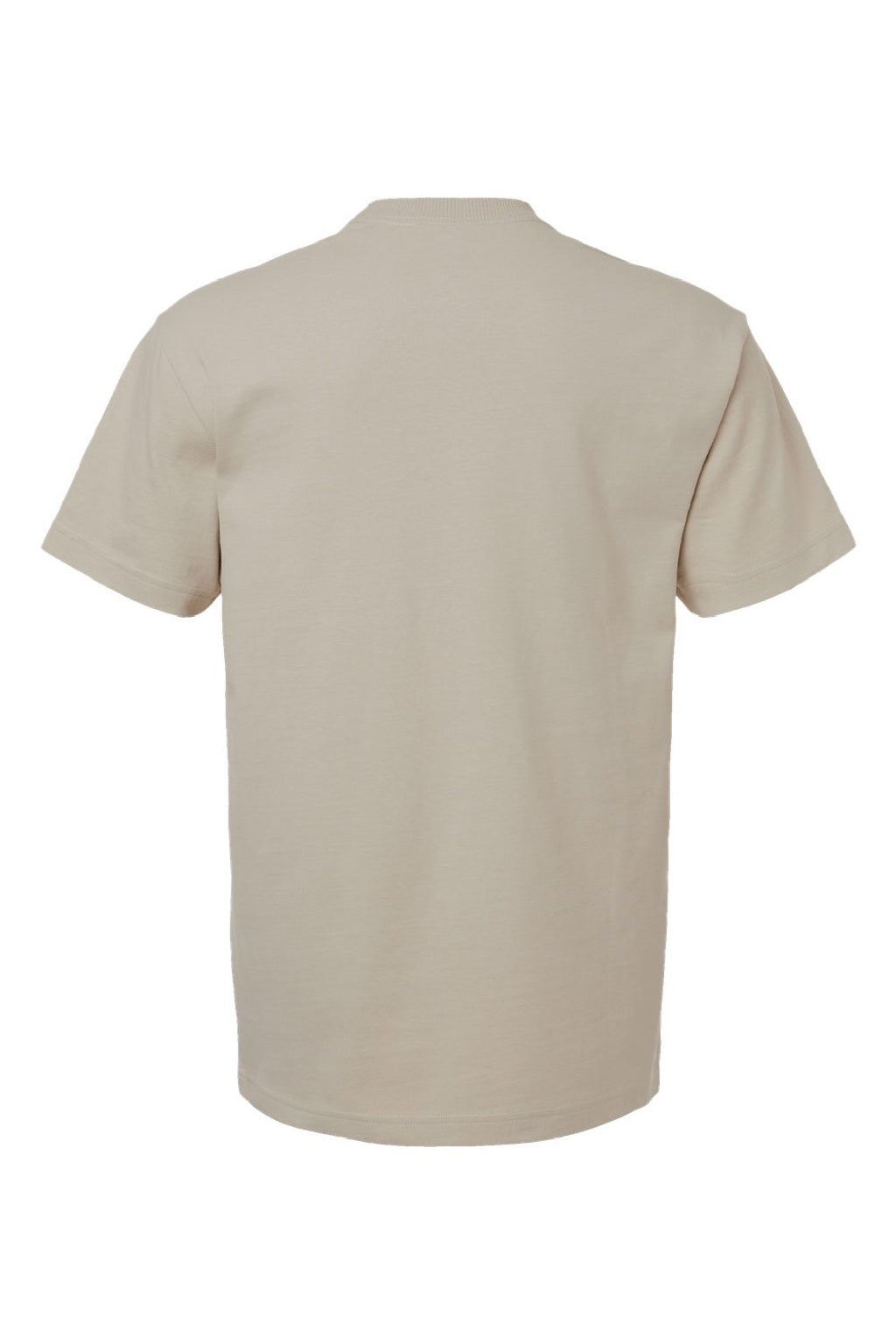 American Apparel 9001 Mens Super Heavyweight Short Sleeve Crewneck T-Shirt Bone Flat Back