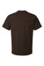 American Apparel 9001 Mens Super Heavyweight Short Sleeve Crewneck T-Shirt Brown Flat Back
