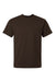 American Apparel 9001 Mens Super Heavyweight Short Sleeve Crewneck T-Shirt Brown Flat Front