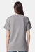 American Apparel 9001 Mens Super Heavyweight Short Sleeve Crewneck T-Shirt Gravel Grey Model Back