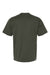 American Apparel 9001 Mens Super Heavyweight Short Sleeve Crewneck T-Shirt Lieutenant Green Flat Back