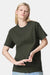 American Apparel 9001 Mens Super Heavyweight Short Sleeve Crewneck T-Shirt Lieutenant Green Model Front