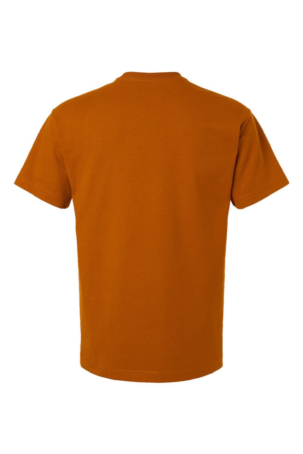 American Apparel 9001 Mens Super Heavyweight Short Sleeve Crewneck T-Shirt Rust Orange Flat Back