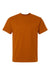 American Apparel 9001 Mens Super Heavyweight Short Sleeve Crewneck T-Shirt Rust Orange Flat Front