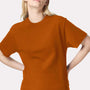 American Apparel Mens Super Heavyweight Short Sleeve Crewneck T-Shirt - Rust Orange - New