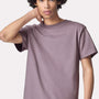 American Apparel Mens Super Heavyweight Short Sleeve Crewneck T-Shirt - Smokey Violet Purple - New