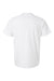 American Apparel 9001 Mens Super Heavyweight Short Sleeve Crewneck T-Shirt White Flat Back