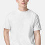 American Apparel Mens Super Heavyweight Short Sleeve Crewneck T-Shirt - White - New