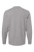 American Apparel 9410 Mens Super Heavyweight Long Sleeve T-Shirt w/ Pocket Gravel Grey Flat Back