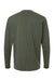 American Apparel 9410 Mens Super Heavyweight Long Sleeve T-Shirt w/ Pocket Lieutenant Green Flat Back