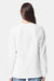 American Apparel 9410 Mens Super Heavyweight Long Sleeve T-Shirt w/ Pocket White Model Back