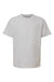 American Apparel 2001Y Youth Fine Jersey Short Sleeve Crewneck T-Shirt Ash Grey Flat Front