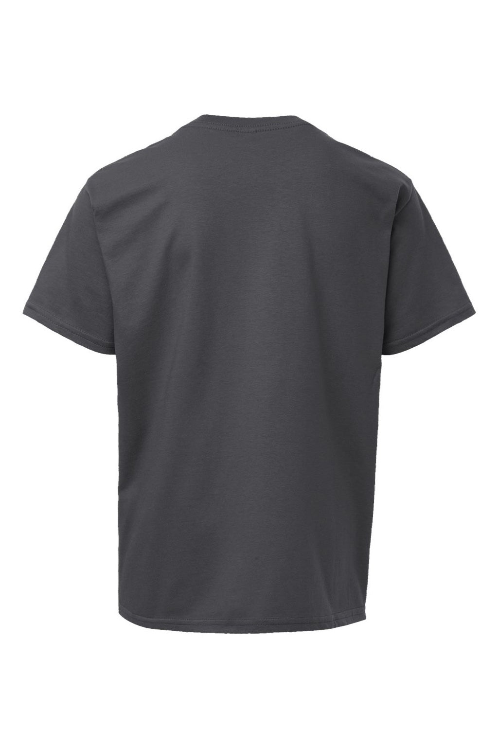 American Apparel 2001Y Youth Fine Jersey Short Sleeve Crewneck T-Shirt Asphalt Grey Flat Back