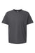 American Apparel 2001Y Youth Fine Jersey Short Sleeve Crewneck T-Shirt Asphalt Grey Flat Front