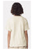 American Apparel 2001Y Youth Fine Jersey Short Sleeve Crewneck T-Shirt Cream Model Back