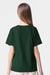 American Apparel 2001Y Youth Fine Jersey Short Sleeve Crewneck T-Shirt Forest Green Model Back