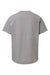 American Apparel 2001Y Youth Fine Jersey Short Sleeve Crewneck T-Shirt Heather Grey Flat Back