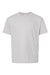 American Apparel 2001Y Youth Fine Jersey Short Sleeve Crewneck T-Shirt New Silver Grey Flat Front