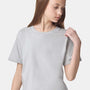 American Apparel Youth Fine Jersey Short Sleeve Crewneck T-Shirt - New Silver Grey - New