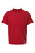 American Apparel 2001Y Youth Fine Jersey Short Sleeve Crewneck T-Shirt Red Flat Front