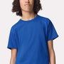 American Apparel Youth Fine Jersey Short Sleeve Crewneck T-Shirt - Royal Blue - New