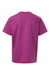 American Apparel 2001Y Youth Fine Jersey Short Sleeve Crewneck T-Shirt Super Pink Flat Back