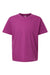 American Apparel 2001Y Youth Fine Jersey Short Sleeve Crewneck T-Shirt Super Pink Flat Front
