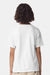 American Apparel 2001Y Youth Fine Jersey Short Sleeve Crewneck T-Shirt White Model Back