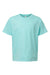 American Apparel 2001Y Youth Fine Jersey Short Sleeve Crewneck T-Shirt Celadon Blue Flat Front