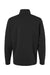 Independent Trading Company EXP20PQ Mens Perform 1/4 Zip Sweatshirt Black Flat Back