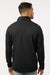 Independent Trading Company EXP20PQ Mens Perform 1/4 Zip Sweatshirt Black Model Back