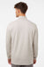 Independent Trading Company EXP20PQ Mens Perform 1/4 Zip Sweatshirt Smoke Model Back