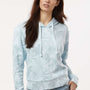 MV Sport Womens Maddie Floral Print Hooded Sweatshirt Hoodie - Arctic Blue - Coming Soon