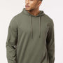 Independent Trading Company Mens Perform Hooded Sweatshirt Hoodie w/ Pockets - Pine Green - New