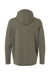Independent Trading Company EXP30PZ Mens Perform Full Zip Hooded Sweatshirt Hoodie w/ Pockets Pine Green Flat Back