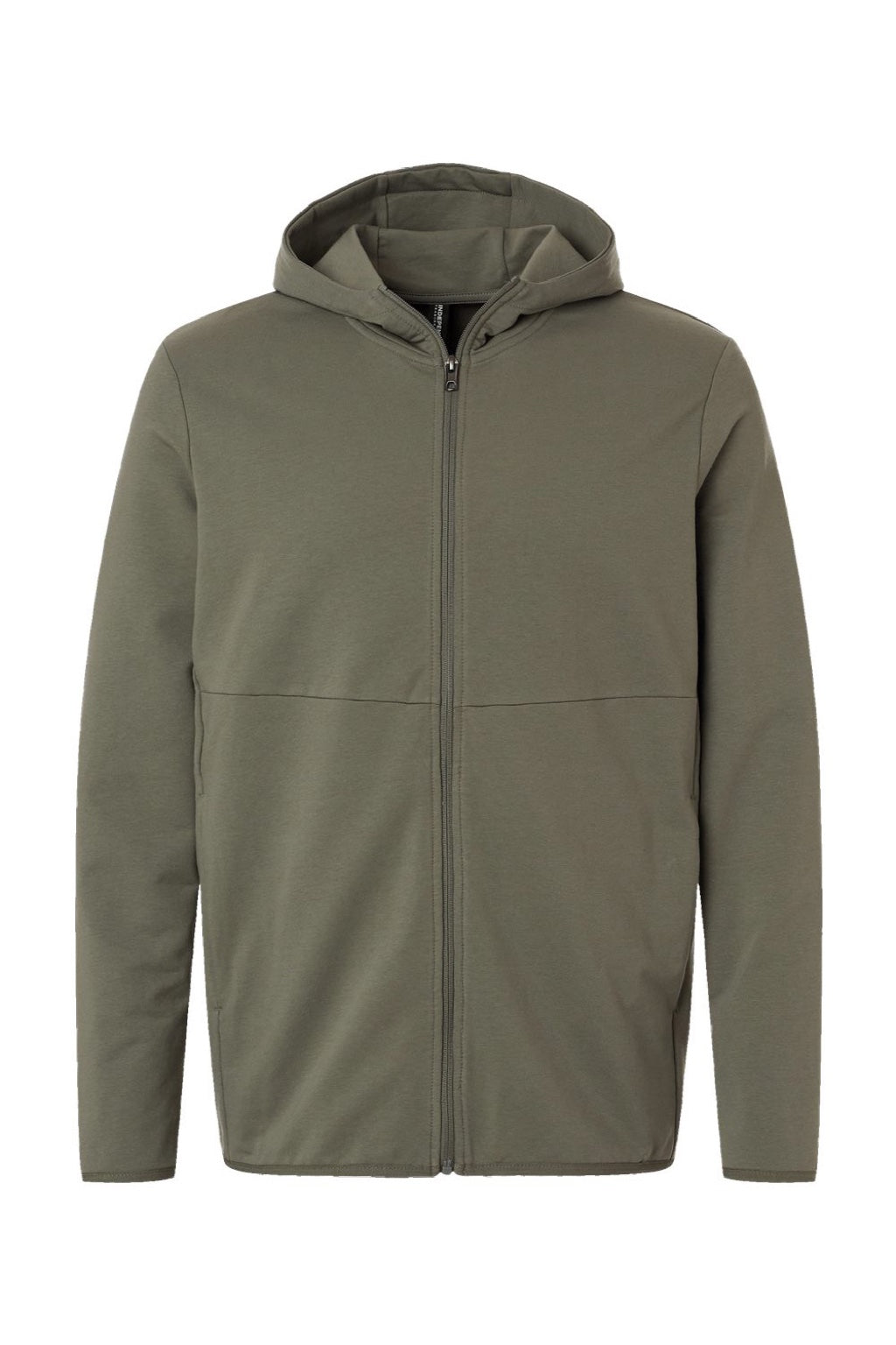 Independent Trading Company EXP30PZ Mens Perform Full Zip Hooded Sweatshirt Hoodie w/ Pockets Pine Green Flat Front
