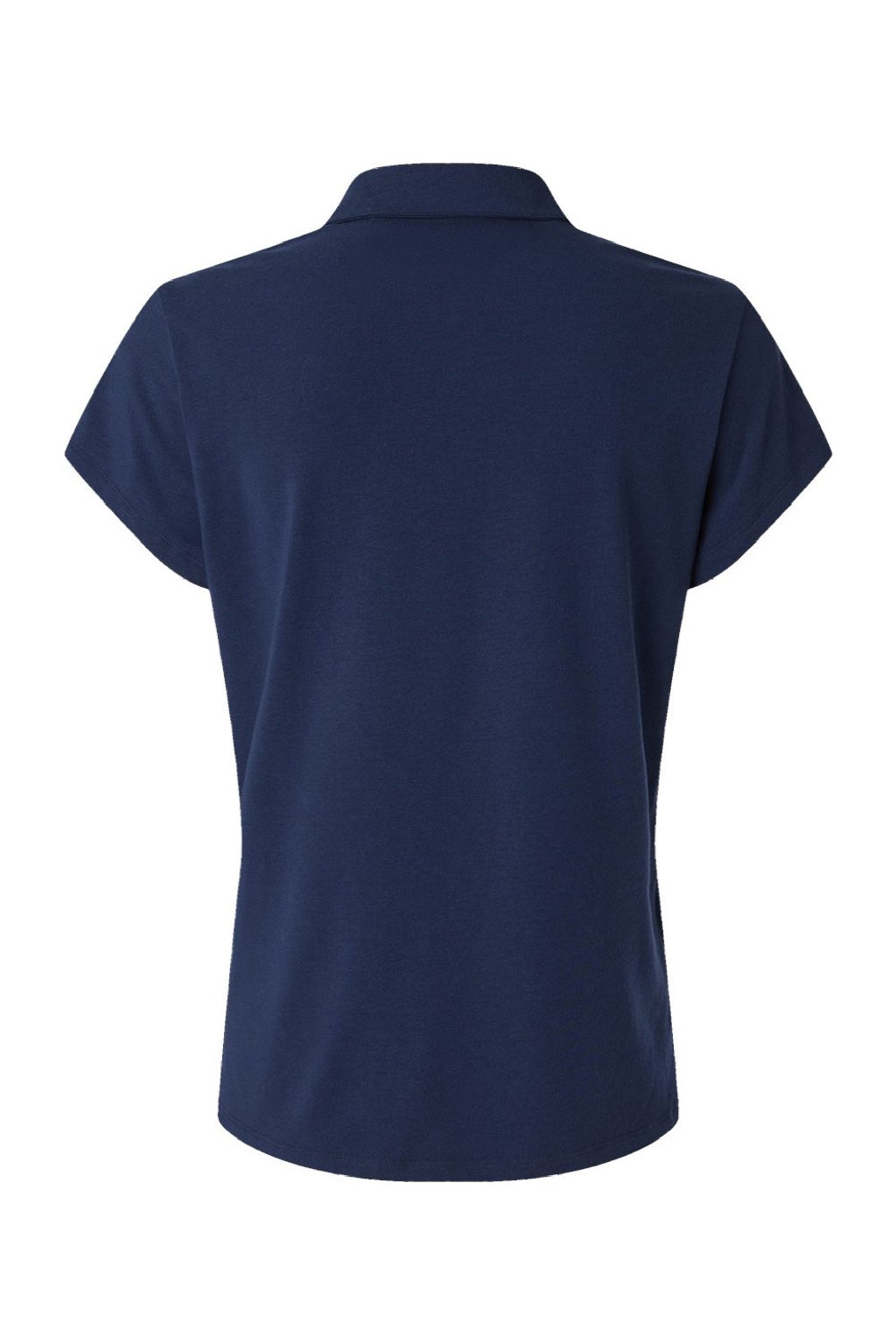 Adidas A690 Womens Short Sleeve Polo Shirt Collegiate Navy Blue Flat Back