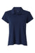 Adidas A690 Womens Short Sleeve Polo Shirt Collegiate Navy Blue Flat Front