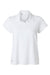 Adidas A690 Womens Short Sleeve Polo Shirt White Flat Front