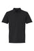 Adidas A702 Mens Printed Short Sleeve Polo Shirt Black Flat Front