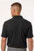 Adidas A702 Mens Printed Short Sleeve Polo Shirt Black Model Back