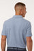 Adidas A702 Mens Printed Short Sleeve Polo Shirt Dawn Blue Melange Model Back