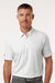 Adidas A702 Mens Printed Short Sleeve Polo Shirt White Model Front