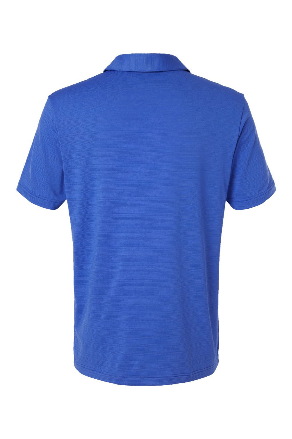 Adidas A704 Mens Textured Stripe Short Sleeve Polo Shirt Bright Royal Blue Flat Back