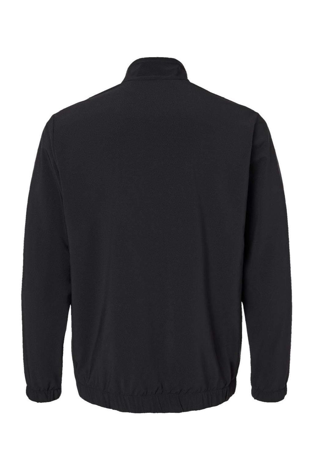 Adidas A705 Mens 1/4 Zip Jacket Black Flat Back