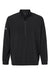 Adidas A705 Mens 1/4 Zip Jacket Black Flat Front
