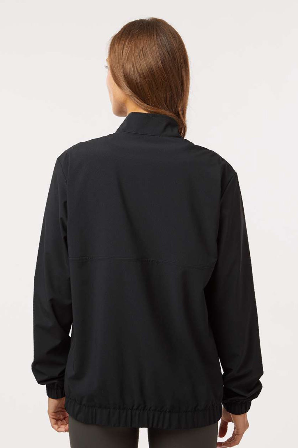 Adidas A706 Womens 1/4 Zip Jacket Black Model Back